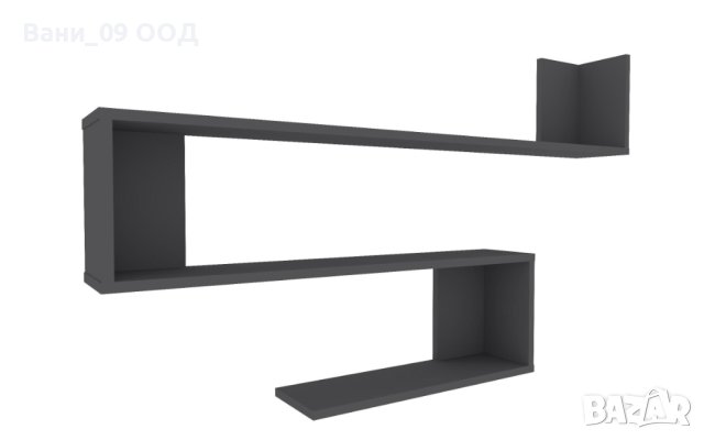 Стенна етажерка с модерен дизайн , снимка 3 - Етажерки - 42206506