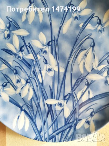 Декоративни чинии 2 бр.-кокичета и лимони, снимка 6 - Други - 39350869