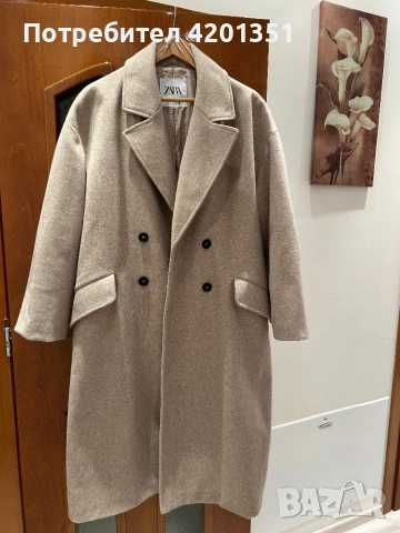 Дамско дълго палто Zara