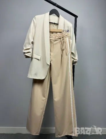 Дамски панталон с висока талия три цвята , снимка 4 - Панталони - 49370101