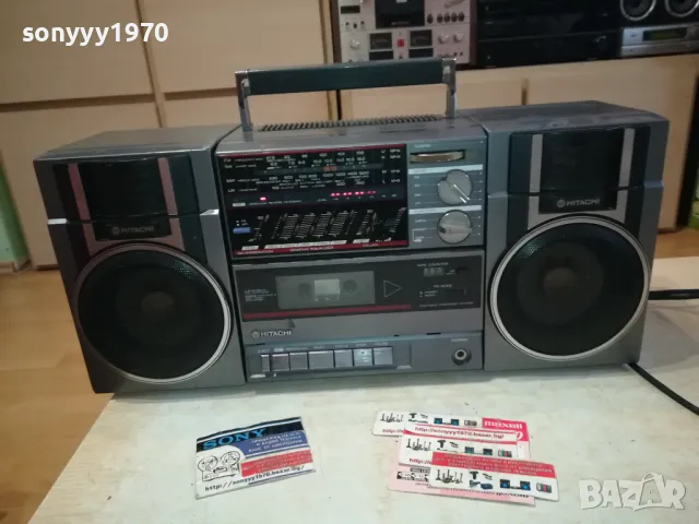 HITACHI TRK-9015E 1201251631, снимка 2 - Радиокасетофони, транзистори - 48652760