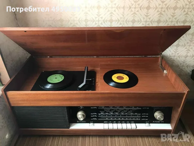 Старо лампово радио, снимка 3 - Други стоки за дома - 56220547