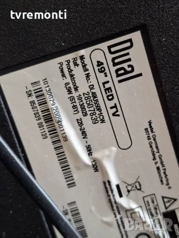 оригинална стойка за телевизор Dual модел DL49U550P1CW, снимка 6 - Стойки, 3D очила, аксесоари - 47724231