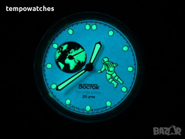 ВОСТОК АМФИБИЯ АВТОМАТИЧЕН ref: 14031Г - “КОСМОДАЙВЕР”- “ЗЕМЛЯНИН” 1 - ЛИМИТ - 730 бр., снимка 3 - Мъжки - 52942848
