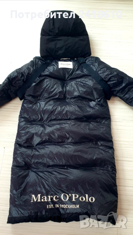 Marc O Polo Womens Long Down Jacket Size 34 -XS /  S ОРИГИНАЛ! Дамскo яке пух Парка!, снимка 2 - Якета - 52622366