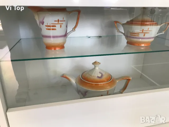 Чайник, латиера и захарница 1930 г, снимка 7 - Сервизи - 48164643