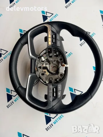 56170-n9000 волан кожен мултифункционален волан с пера от Hyundai Tucson 1.6 T-GDi Hybrid, снимка 6 - Части - 55886379