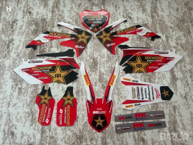 Лепенки за Honda CRF 450 2012, снимка 3 - Мотоциклети и мототехника - 52623178