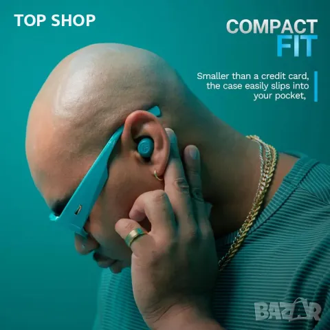 JLab Go Pop ANC Smart активни слушалки с шумопотискане, Bluetooth с микрофон, IP55, снимка 4 - Безжични слушалки - 49419870