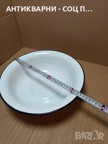 Соц Стара Емайлирана Руска Купа Легенче. НОМЕР 723., снимка 6 - Антикварни и старинни предмети - 53528259