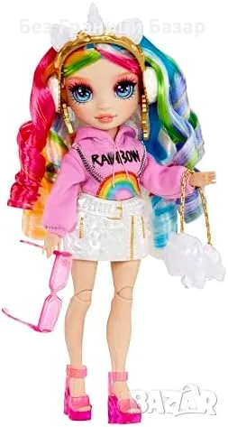 Нови DIY кристални аксесоари и кукла Amaya Rainbow High 28 см за деца, снимка 7 - Кукли - 49548215