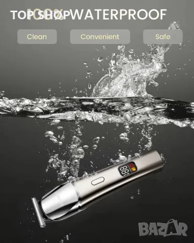 KNCANEO Машинка за подстригване за мъже, 11 в 1 с USB тип C, акумулаторна, снимка 6 - Машинки за подстригване - 49731251