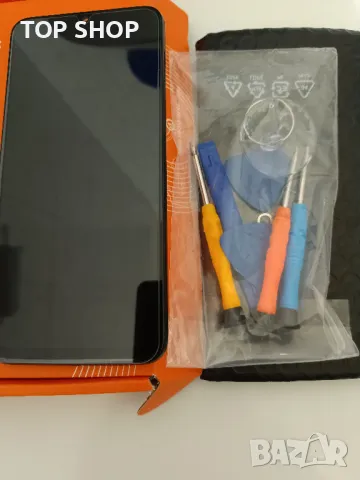 Дисплей с тъчскрийн Samsung Galaxy A30s A307, с рамка, черен, сервизен пакет GH82-21190A, снимка 2 - Тъч скрийн за телефони - 48274010