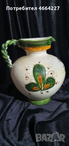 Ръчно рисувана керамична ваза