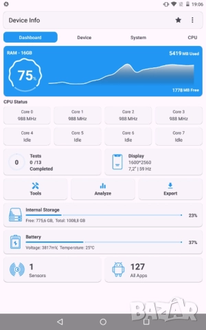 таблет MEDIATEK GP11,10инча,8ядрен,ram16gb,rom1tb,2sim=130лв, снимка 14 - Таблети - 52810489