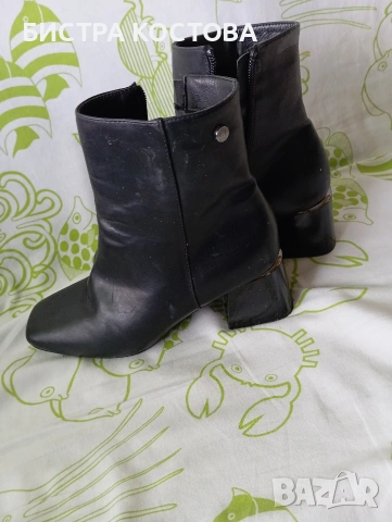 Дамски елегантни боти 37 номер , снимка 4 - Дамски боти - 53665320