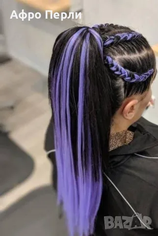 💜Плитки с КАНЕКАЛОН💜 боксьорски плитки опашки ариел къдрици екстеншъни бохо плитки 