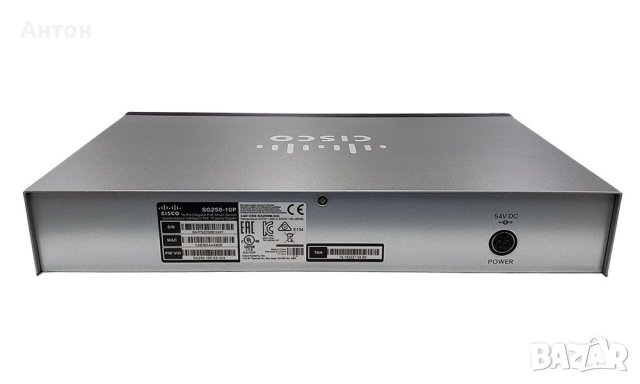 Cisco SG 250-10P 10-Port Gigabit POE+ Managed Switch, снимка 2 - Суичове - 41018108