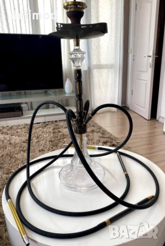 THE HOOKAH Black Mamba Anthrazit Gunmetal & Gold  внос от Германия, снимка 8 - Наргилета - 41321387