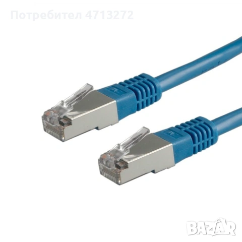 Пач кабел cat.6, 3m, син