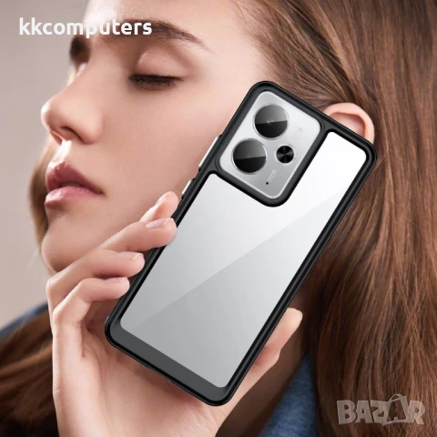 Realme 14 5G / 14T 5G Силиконов Калъф TPU+Acrylic и Протектор, снимка 7 - Калъфи, кейсове - 50652842