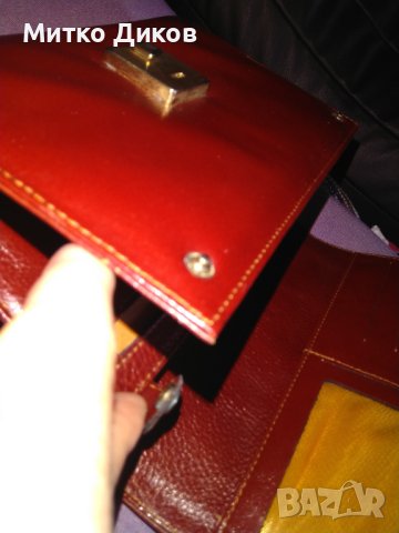 Борсета маркова на Чихад Дери естествена кожа чанта за ръка 240х175х80мм, снимка 9 - Чанти - 40900791