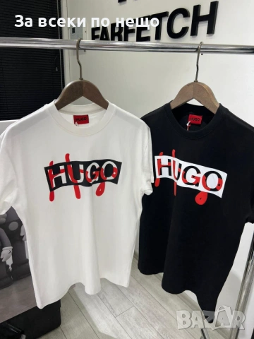 Hugo Boss Мъжка Тениска👕Мъжка Блуза С Къс Ръкав - Налични Различни Цветове Код NGHSP51, снимка 2 - Тениски - 53697522