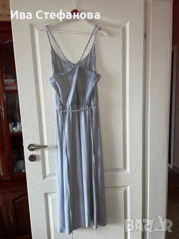 Нова спортно елегантна сива еластична рокля трико за маратонки и сникърси , снимка 3 - Рокли - 41352038