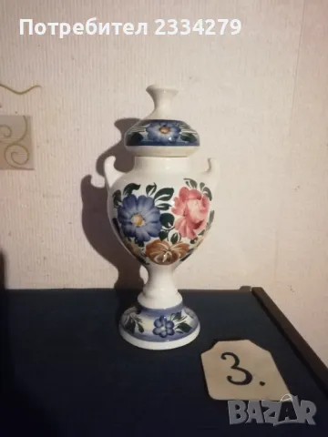 Керамични, порцеланови вази, свещник ръчна изработка. , снимка 10 - Декорация за дома - 49265112