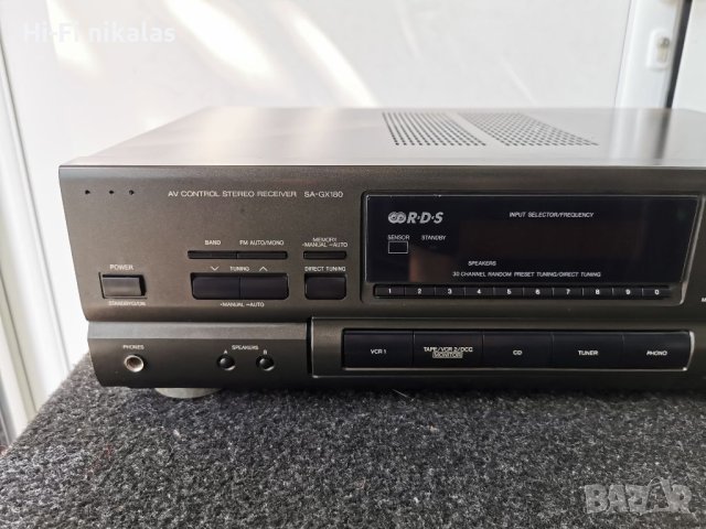 Усилвател Ресийвър TECHNICS SA-GX 180, снимка 2 - Ресийвъри, усилватели, смесителни пултове - 41779073