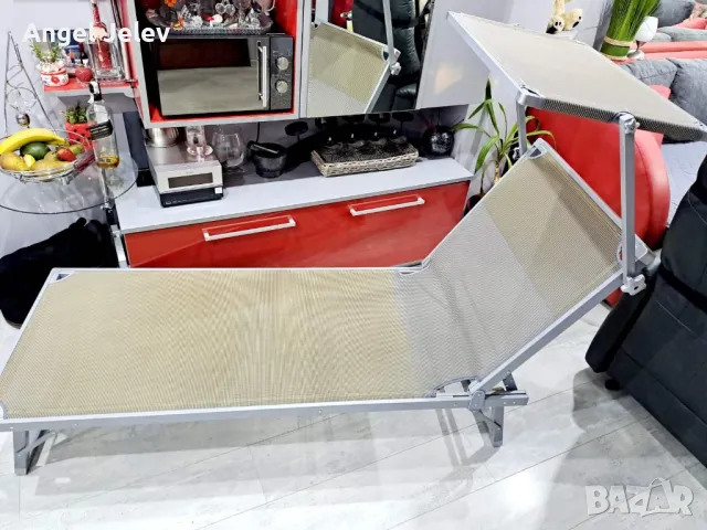 шезлонг, снимка 3 - Градински мебели, декорация  - 49700811