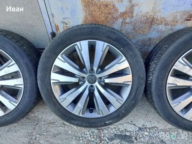 5 бр. Оригинални алуминиеви джанти 17 Пежо Peugeot 3008 4*108 Ситроен, снимка 5 - Гуми и джанти - 49883268