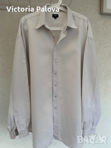 Риза JP CASUALS лен 55% ,памук45%, снимка 12 - Ризи - 36246607