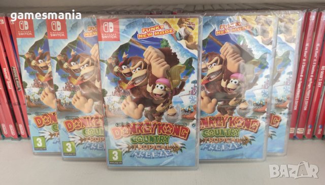 [NINTENDO Switch] Супер Цена ! Donkey Kong Country: Tropical Freeze, снимка 1 - Игри за Nintendo - 42730605