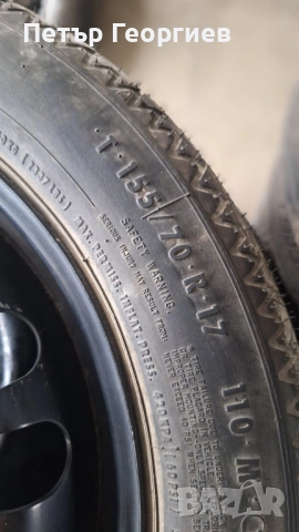 Резервна Гума Патерица за МЕРЦЕДЕС  CLS W219  5х112х66.6-17 цола, снимка 3 - Гуми и джанти - 53200483