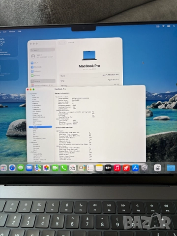 Apple Macbook Pro 16 M3 Pro 36 Gb Ram 2023 Перфектен, снимка 2 - Лаптопи за работа - 52937838