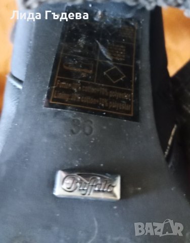 Дамски ботуши-черни, снимка 5 - Маратонки - 44179172