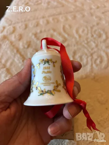 Порцеланова камбанка Hutschenreuther Weihnachts Glocke 1988 нова