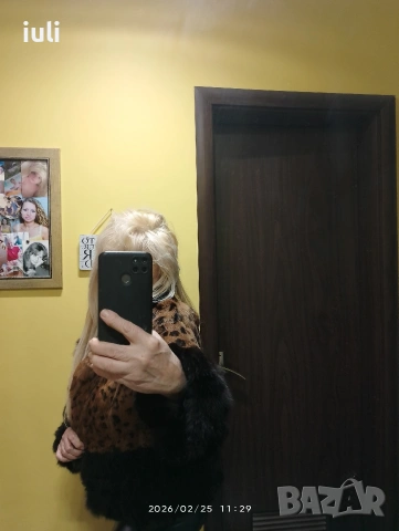 палтенцето е от естествен косъм , снимка 4 - Палта, манта - 53616953