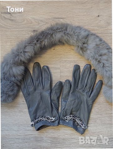 Дамски ръкавици естествена кожа , снимка 4 - Ръкавици - 39054632