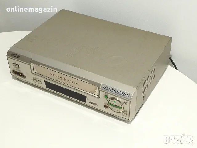 Видеорекордер SANYO H900E  VHS  С ДИСТАНЦИОННО, снимка 3 - Плейъри, домашно кино, прожектори - 56300788
