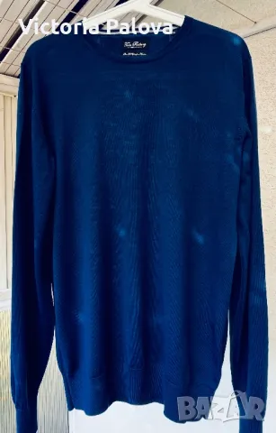 Пуловер/ блуза нежен меринос TOM RUSBORG  Дания, снимка 10 - Блузи - 47393155