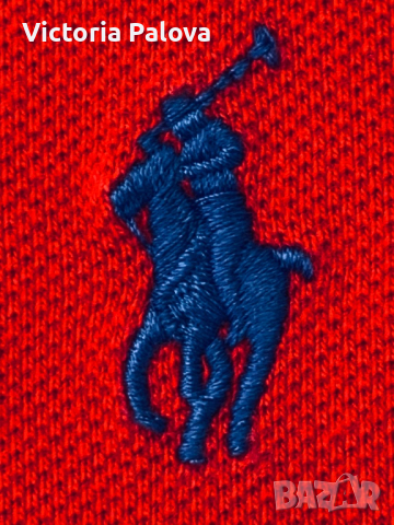 Тениска с яка POLO RALPH LAUREN оригинал, снимка 5 - Тениски - 44829159