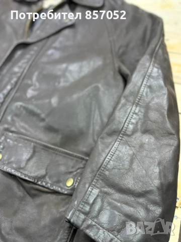 Кожено яке, снимка 7 - Якета - 53666737