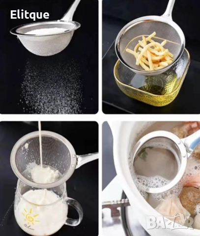 Готварски гевгир тип черпак от неръждаема стомана, снимка 7 - Други - 52901476