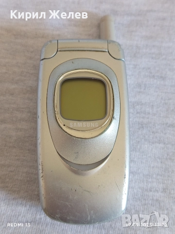 Ретро телефон GSM SAMSUNG A800 рядък за КОЛЕКЦИЯ ДЕКОРАЦИЯ 51392, снимка 2 - Samsung - 51767877