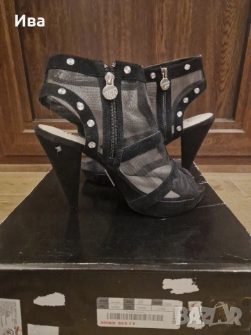 Дамски сандали на ток Miss Sixty 38 номер, снимка 2 - Сандали - 53739750