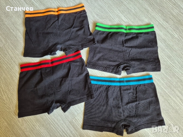 Лот от 4+1 подарък детски боксерки London Underwear, размер 9-10 години (134) -140 см Отлични / Нов, снимка 4 - Детско бельо и бански  - 55854088