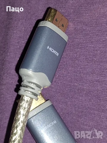HDMI кабел Hitachi, 1,5 м  Екраниран , снимка 3 - Части и Платки - 56322287
