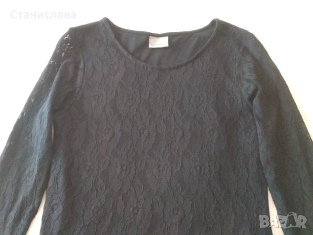 Черна рокля дантела размер S, снимка 3 - Рокли - 41184484